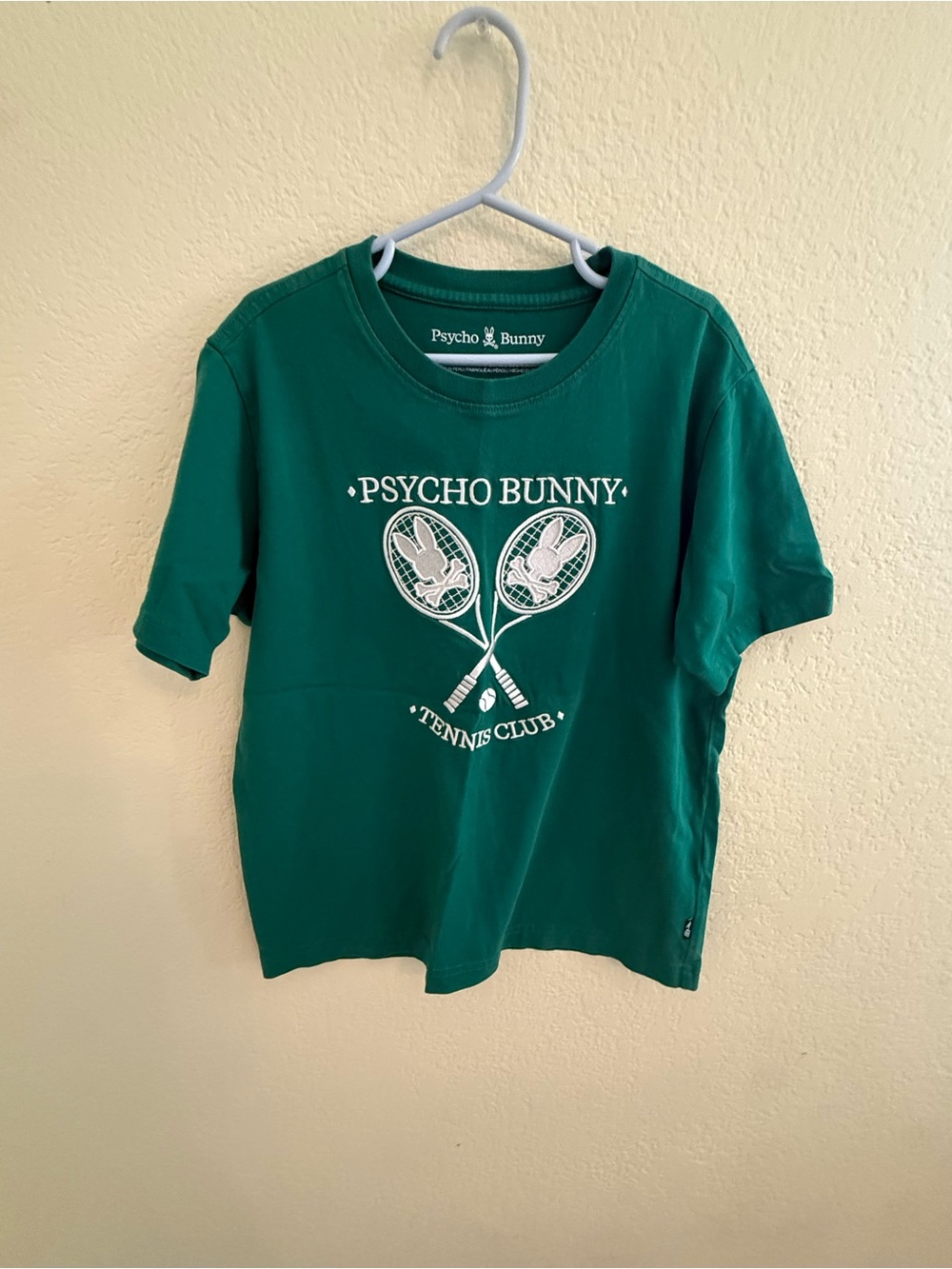 Psycho Bunny Kids Green Tennis Club Graphic Tee